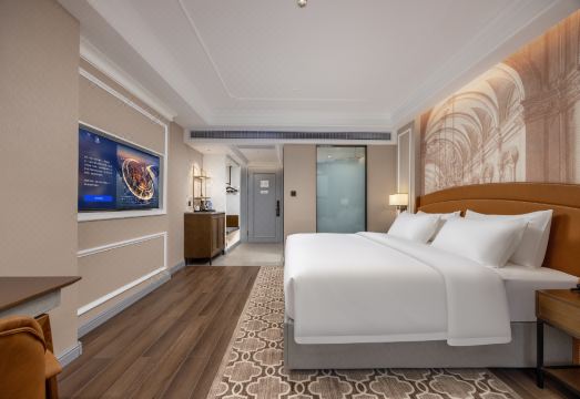 Vienna International Hotel의 현대적인 로비