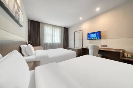 Poyin Zhixuan Hotel (Shanghai Pudong Zhangjiang Luoshan Road Metro Station Store) Отели рядом с достопримечательностью «ShanghaiTech University»