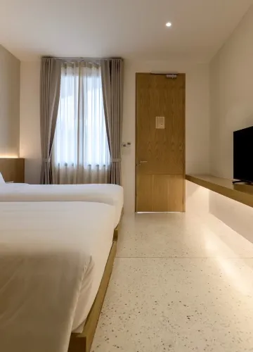 ห้องเตียงคู่วิวสวน