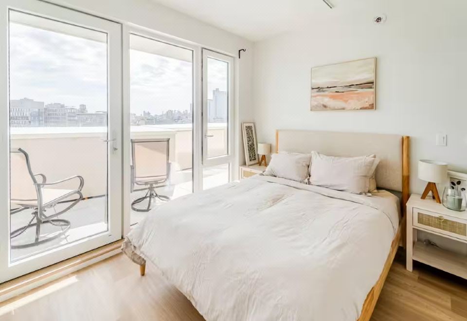 브루클린 숙소 침실