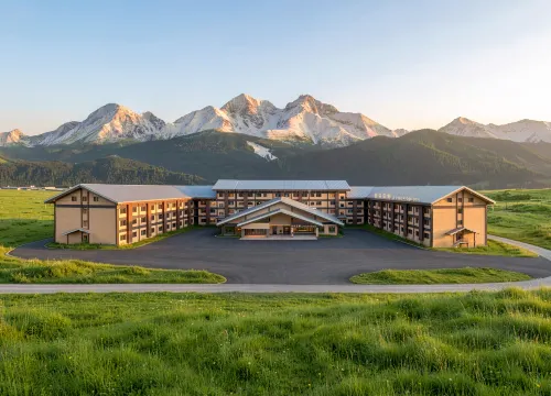 Altay Burqin Hemu Visitor Center Atour Origin Hotel - parking