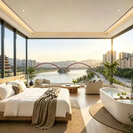Xingning Yaduo | Light Luxury Tea Art Cinema Design Hotel (Xingning People's Hospital Branch)