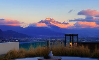 The luxury resort hotel