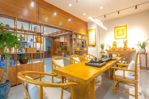 Jiuhua Mountain · Yixin  ksitigarbha bodhisattva 【 Private Smart Courtyard High end Hotel 】 - bar