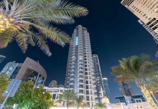 럭셔리 아파트 거실 전경