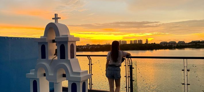Santorini 3000sqft Townvilla, rooftop BBQ, 5BR, 13pax Hoteles en Puchong