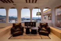 Thousands of Mountains Veiled in Evening Snow • Golden Rays Gilding the Peaks | Panoramic View Hotel