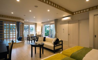 本館コーナー スイート禁煙 小谷流の里 ドギーズアイランドの写真