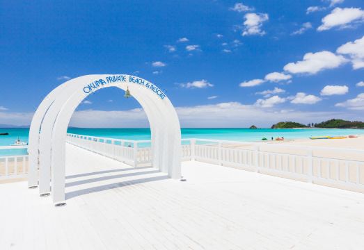 오쿠마 프라이빗 비치 전경