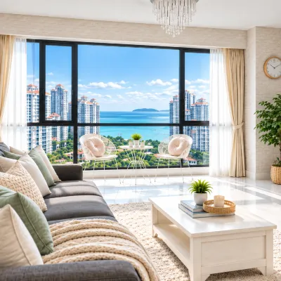 Gurney Seaview 2BR | Bathtub | Luxury Jazz Suites Hotels near Tanjung Tokong Public Beach