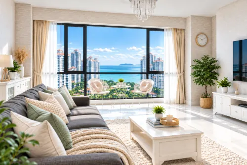 Gurney Seaview 2BR | Bathtub | Luxury Jazz Suites - Parking