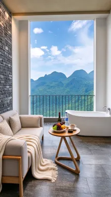 Yunxi Waterfall Viewing Cliffside Homestay, Guanling - Infinity Pools