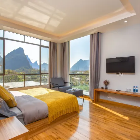 Looking for rice fields homestay (Guilin Liangjiang Sihu Ludi Scenic Area)