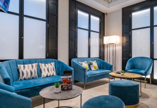 아바 산 세바스티안 호텔의 루프탑 테라스 야경