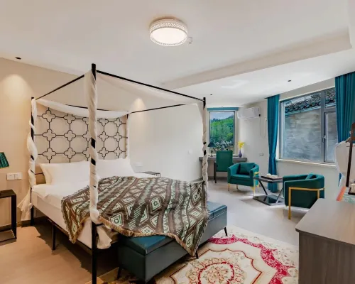 Yuanxiang Homestay Hongcun · Mountain View Courtyard Huoneet Photos
