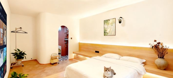 Maozhua Boutique Stay (Baicheng University Town Yongjia Tiandi) 민허우 호텔