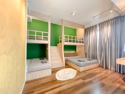 Onsen Premium Hotspring Suite @ Sunway Tambun Ipoh (4- 8Pax) Walk to Lost World Hôtels à : 