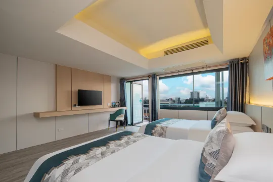 ห้องคู่หรูพร้อมเตียงสองตัว