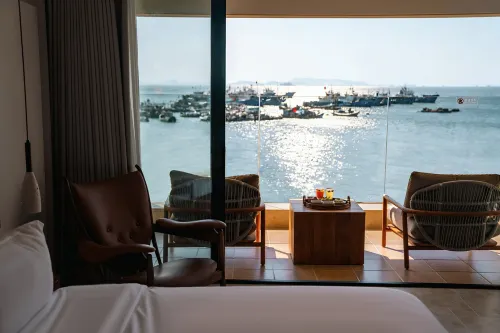 湄嶼宿集·夕岸日落海景沙灘民宿