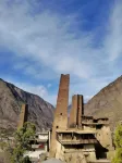 Danba Zhuoke · Huan Shan View Parent-Child Family Resort VILLA Mountain Lodge - Badekar