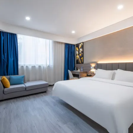 7 Days Premium Hotel (Xi'an Sanqiao Vientiane City Subway Station) Отели рядом с достопримечательностью «Горячая Источники Большого Цзян»