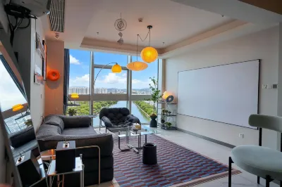 Zhongshan Qijiang River View Apartment Hotel (Xingzhong Square，Sun Wenxi Pedestrian Street) Hotel in zona Zhongshan Technical Institute (East Campus)