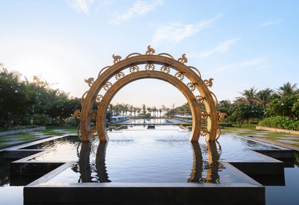 무이네 베이 리조트의 해변 근처 모습