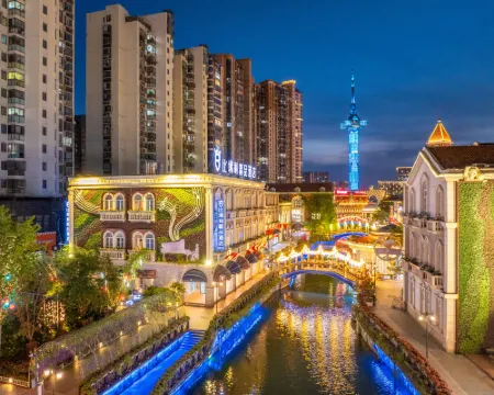 比坲利ブティックホテル（塩城聚竜湖欧風花街） 塩城のホテル