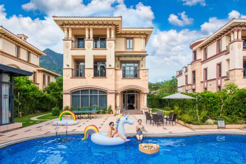 Guangzhou Jinxiu Xiangjiang Holiday Villa - สวนน้ำ