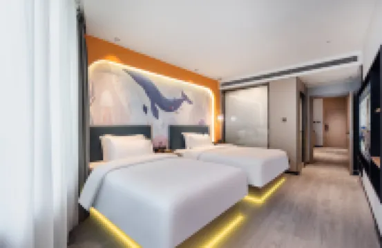 御庭PLUSホテル(広州上下九步行街華林寺地下鉄駅) 上下九歩行街周辺のホテル