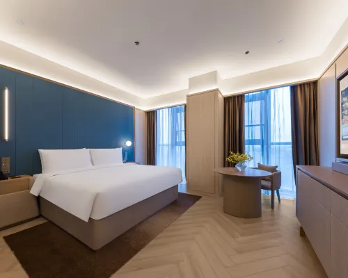 Beijing Houshayu New International Exhibition Center Crystal Orange Hotel Kamar Photos