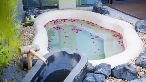 Moshang · Forest MoriZen | Lingquan Hot Spring Pool · Zen Healing Designer Villa in Toại Ninh