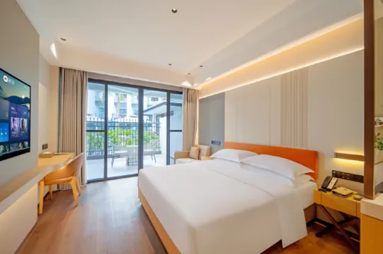 ห้องเตียงคิงวิวบางส่วน