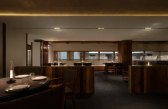 The Evening Mountain Range in Bipang Valley