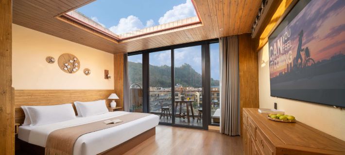 Shangrao Maoyuan Xiangjian: 360° Mountain-view Vacation & Family-friendly Boutique Homestay Các khách sạn ở Thượng Nhiêu