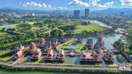 Longmen Nankunshan Night Flame · Fireworks World Lodging