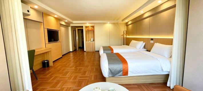 Tiantian Holiday Hotel Apartment (Central Street Sofia Church) Hotéis em Harbin
