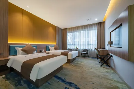 Junxi Qingshe Hotel (Zhuji People's Hospital high-speed railway station Branch)