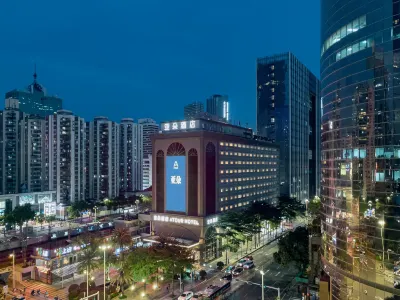 Atour Hotel Shenzhen Luohu Vientiane City Hotellit kohteessa 