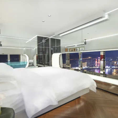 Chongqing Liberation Monument, Hongya Cave, BERKIN. Baili Jin Skyview Riverfront Hotel.