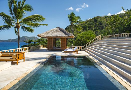 아만킬라의 고요한 리조트 전경