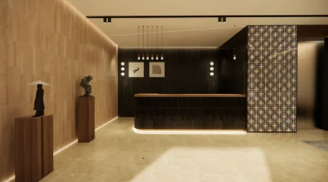 From · Y Translation Heju Hotel (Puhang Road Subway Station Branch) Отели рядом с достопримечательностью «Auxiliary Wharf of Shuitou International Rock City»