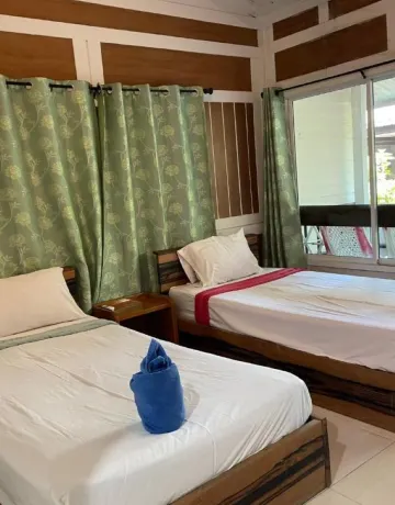 ห้องค็อทเทจ เตียงเดี่ยวสองเตียง