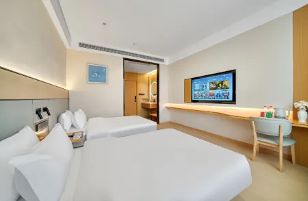 Jinji Hotel (Nanjing Jiangning Niushou Avenue) Отели рядом с достопримечательностью «Foding  Palace»