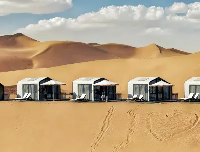 Dunhuang Sand Mountain Desert Secret Wild Luxury Desert Camping Base