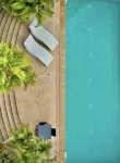 16F Great View 120sqm 2BR 2BA 3 min to Nana BTS 1603 - สระว่ายน้ำส่วนตัว