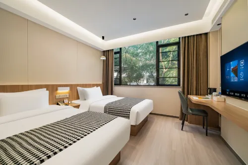 โรงแรมหรูวูปิน เอ็นเคาน์เตอร์ ไบ่เฉ่า การ์เด้น ไทม์ สาขา เขตทิวทัศน์บ้านเกิดลู่ซุน เส้าซิง