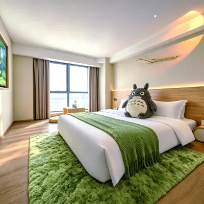 Totoro Spirit | Japanese Healing Design Hotel (Nanchang Bayi Square Tengwang Pavilion) Hotels near Xihu