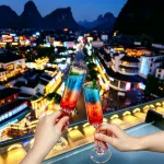 The CONGQIANMAN Hotel, West Street Li River Branch - con vistas a la montaña