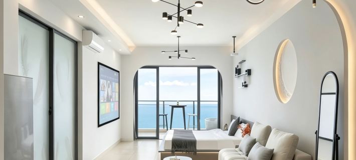 Agile Haizhiyu Holiday Apartment Hailing Island Отели в г. Янцзян